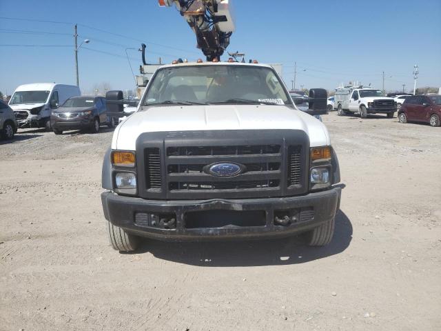 1FD4F46Y28EA84398 - 2008 FORD F450 SUPER DUTY WHITE photo 5