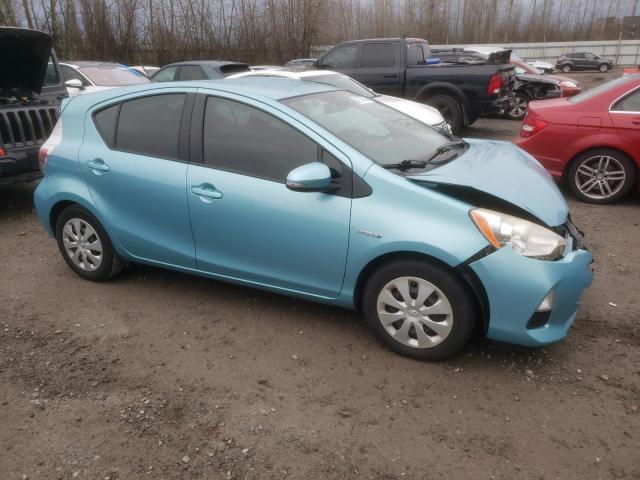 JTDKDTB3XD1038244 - 2013 TOYOTA PRIUS C BLUE photo 4