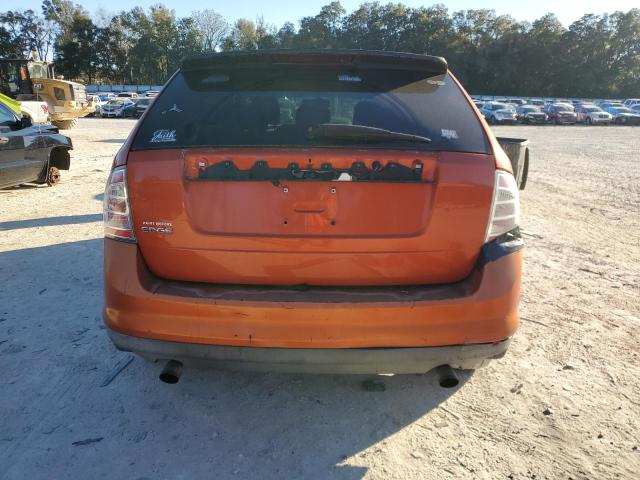 2FMDK36C37BA48594 - 2007 FORD EDGE SE ORANGE photo 6