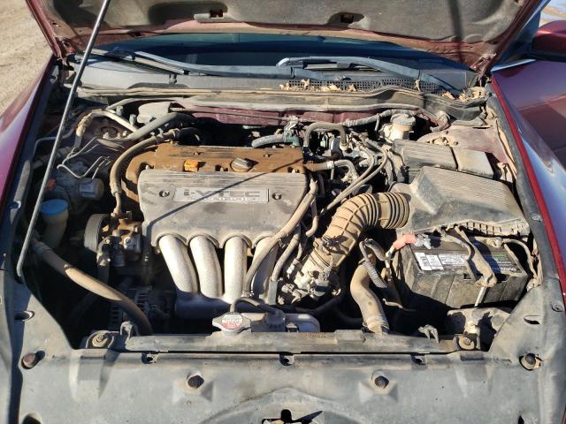 1HGCM568X4A101950 - 2004 HONDA ACCORD EX MAROON photo 11