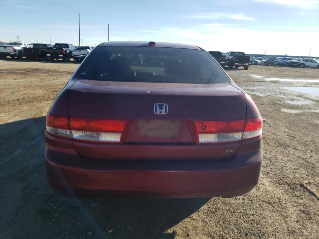 1HGCM568X4A101950 - 2004 HONDA ACCORD EX MAROON photo 6