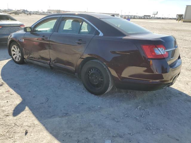 1FAHP2DW5AG166165 - 2010 FORD TAURUS SE BURGUNDY photo 2