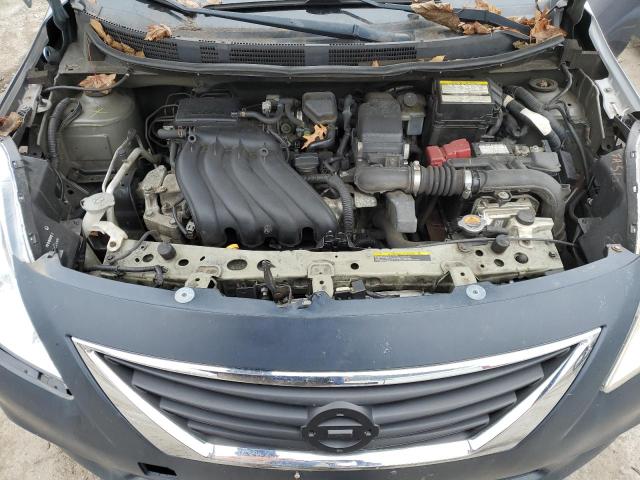 3N1CN7AP6EL840221 - 2014 NISSAN VERSA S BROWN photo 11