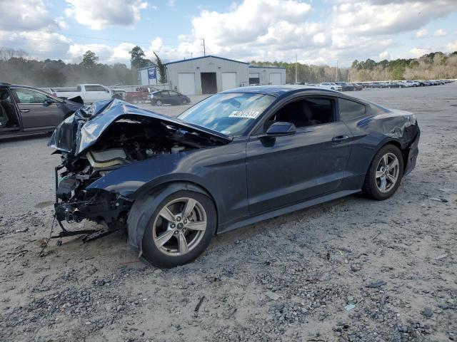 1FA6P8TH6M5104285 - 2021 FORD MUSTANG BLUE photo 1