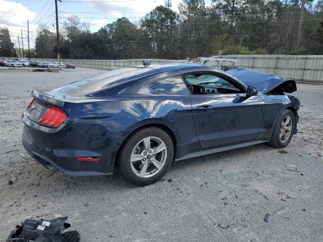 1FA6P8TH6M5104285 - 2021 FORD MUSTANG BLUE photo 3