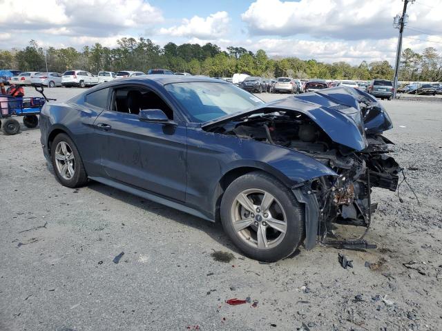 1FA6P8TH6M5104285 - 2021 FORD MUSTANG BLUE photo 4