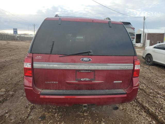 1FMJK2AT9FEF17047 - 2015 FORD EXPEDITION EL LIMITED RED photo 6