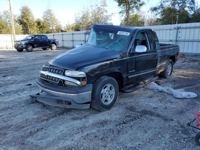 2GCEC19T211106360 - 2001 CHEVROLET SILVERADO C1500 BLACK photo 1