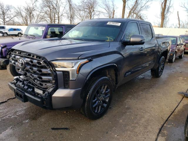 5TFNA5DB3PX081279 - 2023 TOYOTA TUNDRA CREWMAX PLATINUM Grau Foto 1