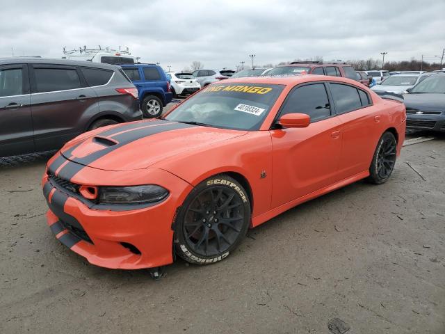 2C3CDXGJ3KH520141 - 2019 DODGE CHARGER SCAT PACK ORANGE photo 1