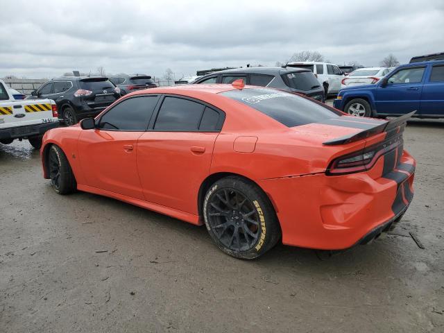 2C3CDXGJ3KH520141 - 2019 DODGE CHARGER SCAT PACK ORANGE photo 2