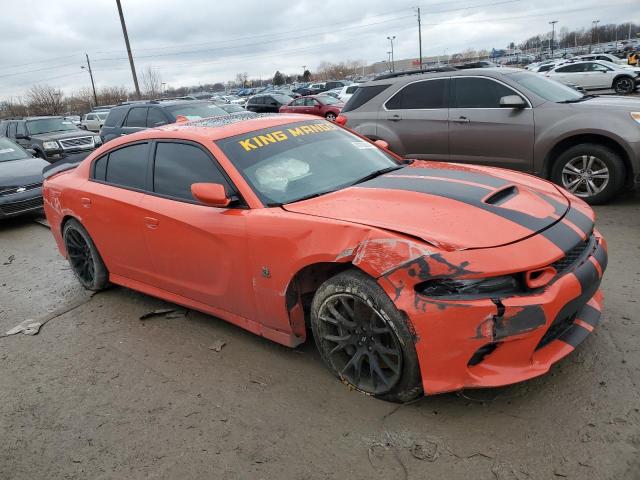 2C3CDXGJ3KH520141 - 2019 DODGE CHARGER SCAT PACK ORANGE photo 4