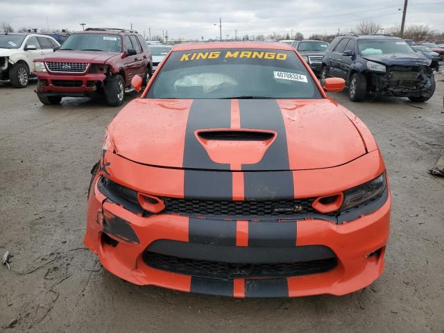 2C3CDXGJ3KH520141 - 2019 DODGE CHARGER SCAT PACK ORANGE photo 5