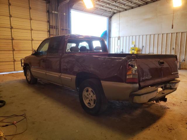 2GCEC19T8X1192220 - 1999 CHEVROLET SILVERADO BURGUNDY photo 2