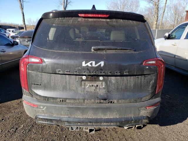 5XYP5DHC1NG310844 - 2022 KIA TELLURIDE SX BLACK photo 6