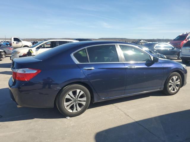 1HGCR2F31FA203807 - 2015 HONDA ACCORD LX BLUE photo 3