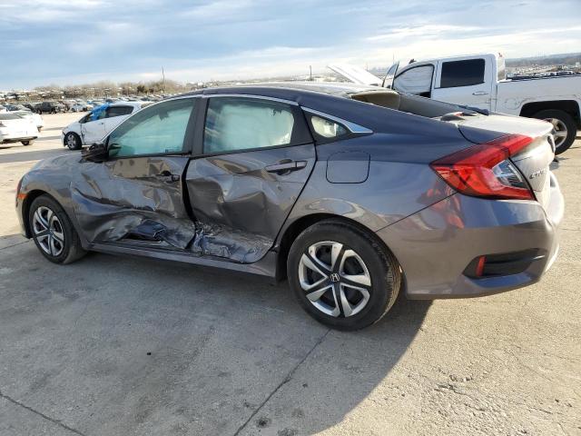 2HGFC2F55JH585642 - 2018 HONDA CIVIC LX GRAY photo 2