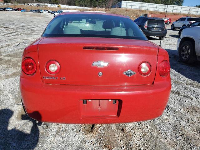 1G1AK15F377245757 - 2007 CHEVROLET COBALT LS RED photo 6