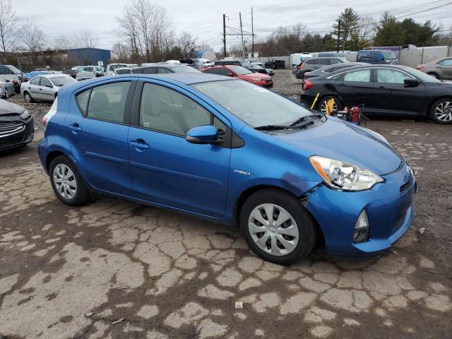 JTDKDTB37D1549345 - 2013 TOYOTA PRIUS C BLUE photo 4