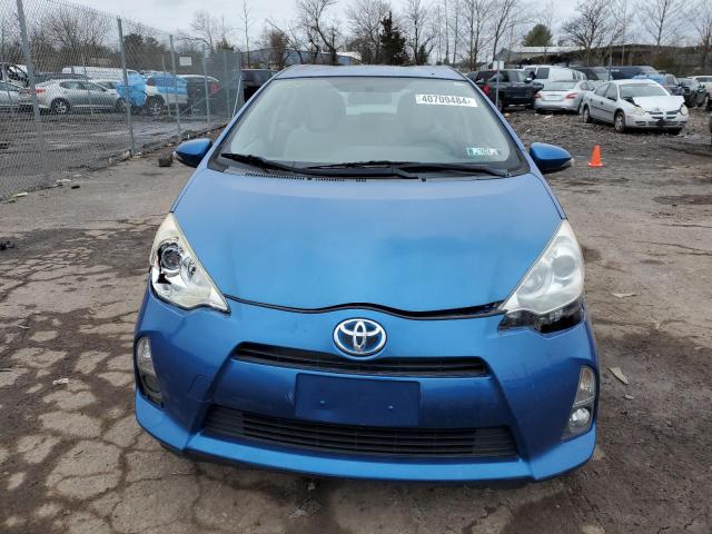 JTDKDTB37D1549345 - 2013 TOYOTA PRIUS C BLUE photo 5