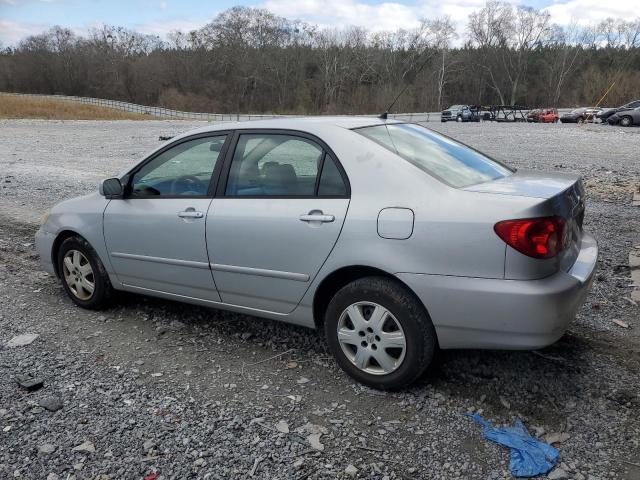 1NXBR32E15Z456593 - 2005 TOYOTA COROLLA CE SILVER photo 2