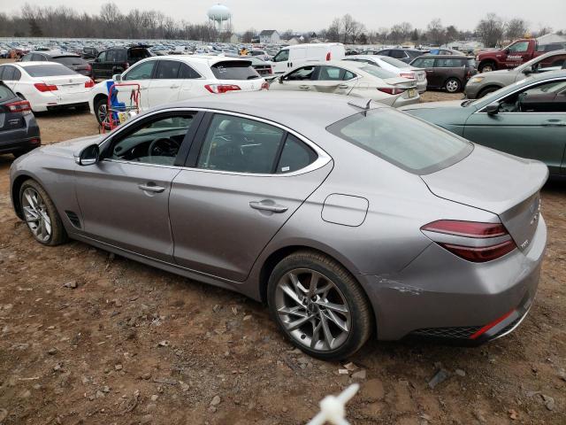 KMTG34TA2NU093932 - 2022 GENESIS G70 BASE GRAY photo 2