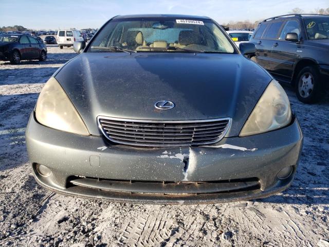 JTHBA30G955074076 - 2005 LEXUS ES 330 GREEN photo 5