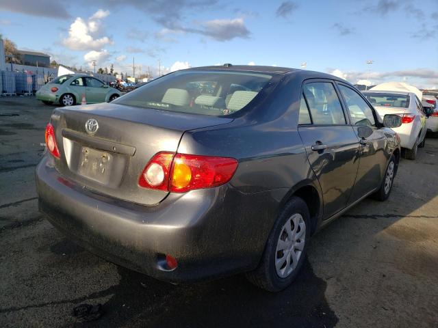 1NXBU40E89Z158569 - 2009 TOYOTA COROLLA BASE GRAY photo 3