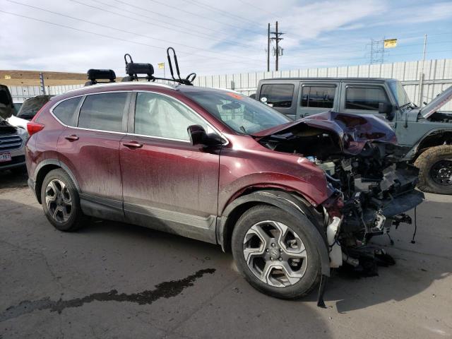 7FARW2H5XJE097684 - 2018 HONDA CR-V EX MAROON photo 4