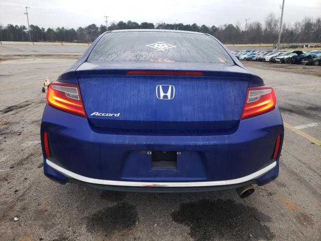 1HGCT1B34GA002731 - 2016 HONDA ACCORD LX-S BLUE photo 6