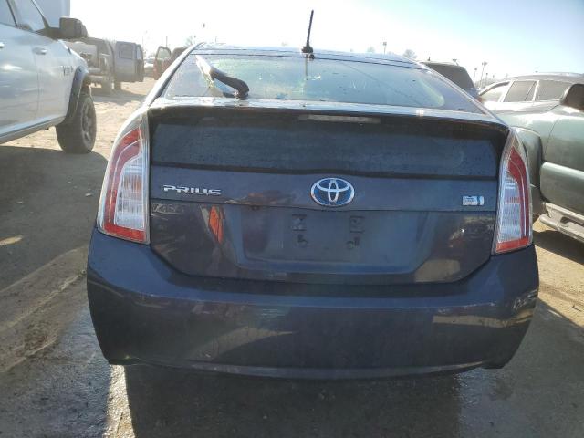 JTDKN3DUXD1648499 - 2013 TOYOTA PRIUS GRAY photo 6