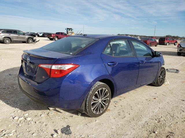 2T1BURHE9FC456868 - 2015 TOYOTA COROLLA L BLUE photo 3