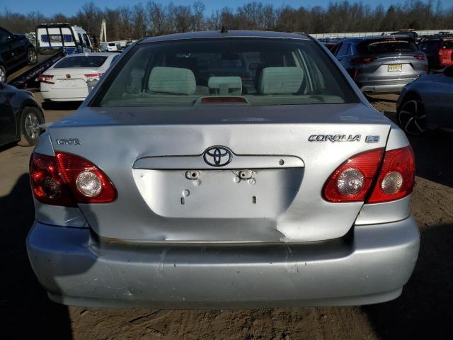 1NXBR32E88Z011143 - 2008 TOYOTA COROLLA CE SILVER photo 6