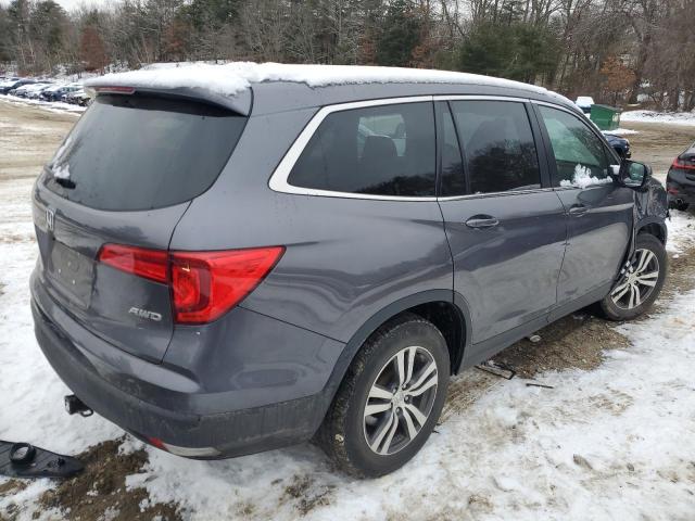 5FNYF6H53HB094490 - 2017 HONDA PILOT EXL GRAY photo 3