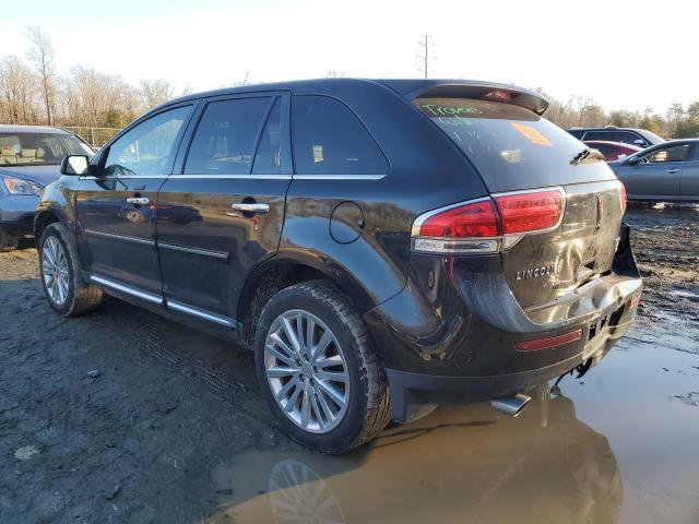 2LMDJ8JK2DBL22754 - 2013 LINCOLN MKX BLACK photo 2