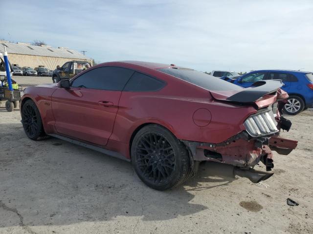 1FA6P8CFXJ5165519 - 2018 FORD MUSTANG GT RED photo 2