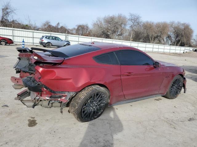 1FA6P8CFXJ5165519 - 2018 FORD MUSTANG GT RED photo 3