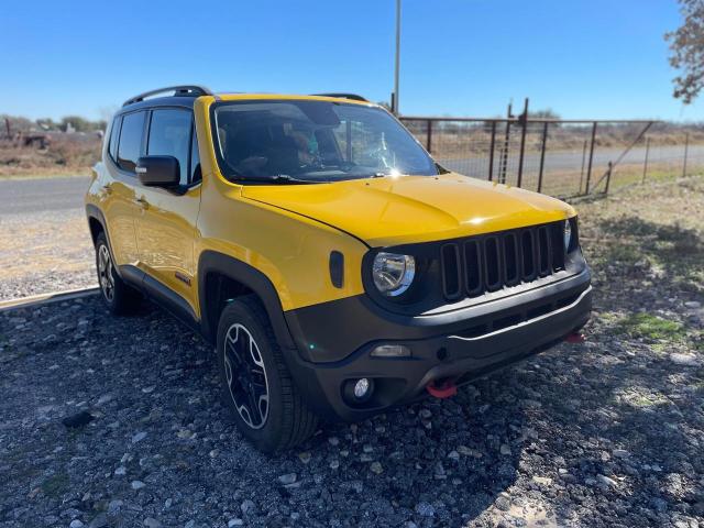 ZACCJBCT8GPE23716 - 2016 JEEP RENEGADE TRAILHAWK YELLOW photo 1