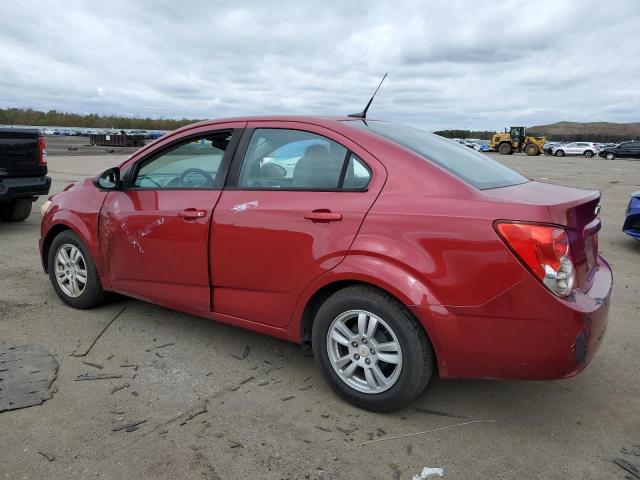 1G1JA5SH7C4133782 - 2012 CHEVROLET SONIC LS RED photo 2