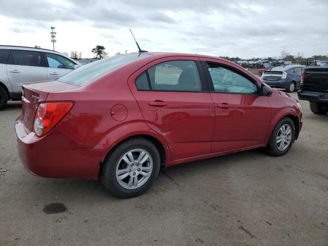 1G1JA5SH7C4133782 - 2012 CHEVROLET SONIC LS RED photo 3