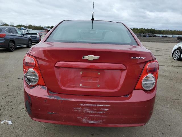 1G1JA5SH7C4133782 - 2012 CHEVROLET SONIC LS RED photo 6