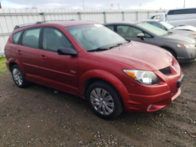 5Y2SL62813Z460256 - 2003 PONTIAC VIBE RED photo 4