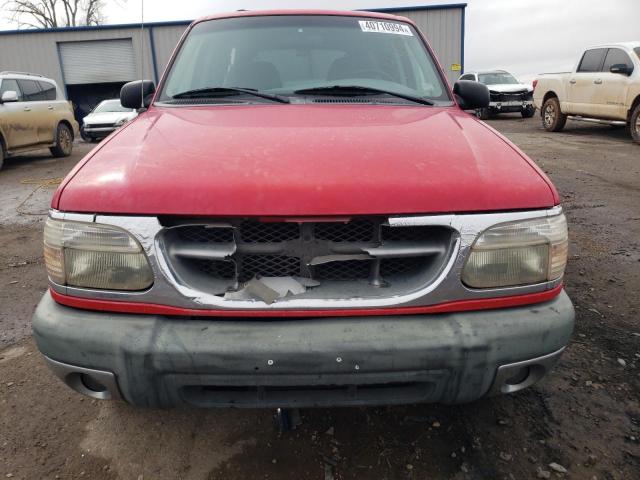 1FMZU32E9XZA20092 - 1999 FORD EXPLORER RED photo 5