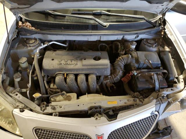 5Y2SL63865Z453157 - 2005 PONTIAC VIBE SILVER photo 11