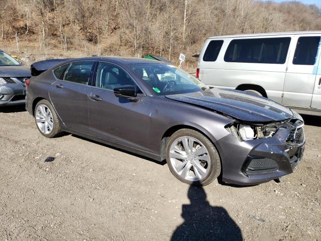 19UUB6F48MA002721 - 2021 ACURA TLX TECHNOLOGY ნაცრისფერი ფოტო 4