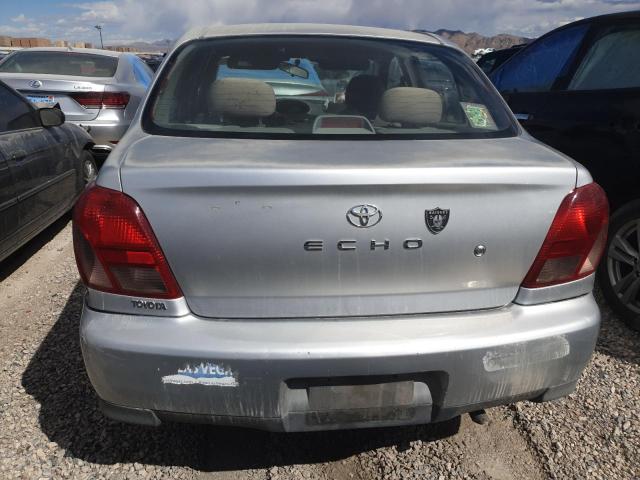 JTDBT123425026958 - 2002 TOYOTA ECHO SILVER photo 6