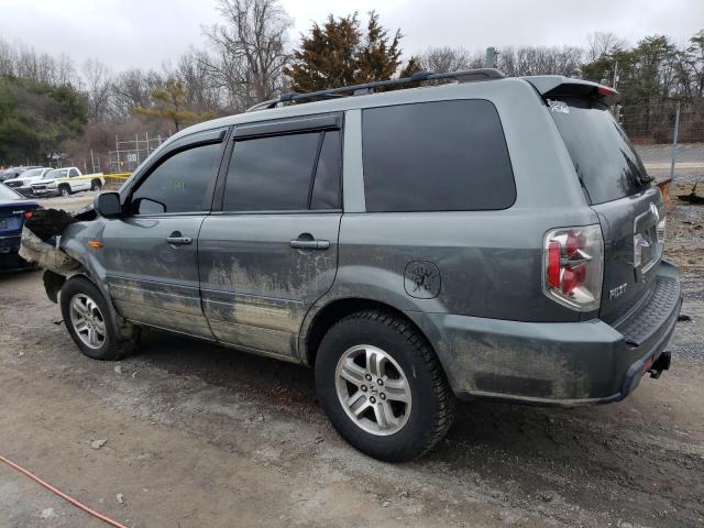 5FNYF186X8B016929 - 2008 HONDA PILOT EXL GRAY photo 2