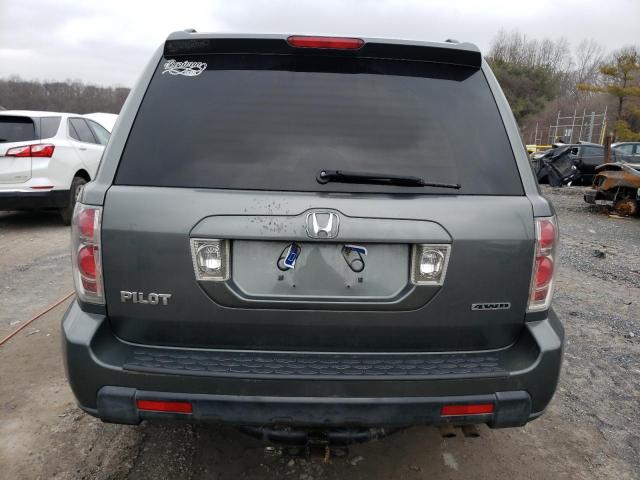 5FNYF186X8B016929 - 2008 HONDA PILOT EXL GRAY photo 6