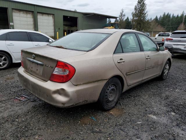 4T1BE32K13U659319 - 2003 TOYOTA CAMRY LE BEIGE photo 3