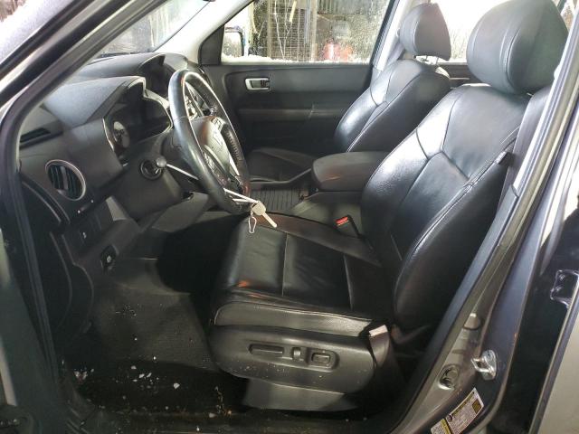 5FNYF4H57CB033950 - 2012 HONDA PILOT EXL GRAY photo 7